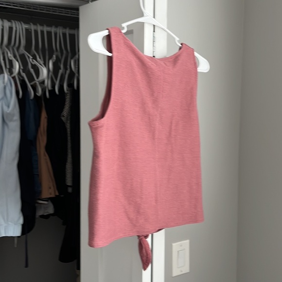 Madewell Pink V-Neck Button Up Tank Top, NWT - Picture 6 of 6